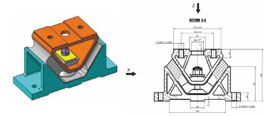 ENGINE PEAR MOUNT發(fā)動(dòng)機(jī)后支撐