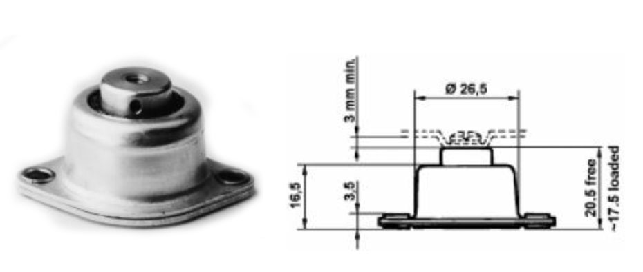 MV7000全金屬減震器