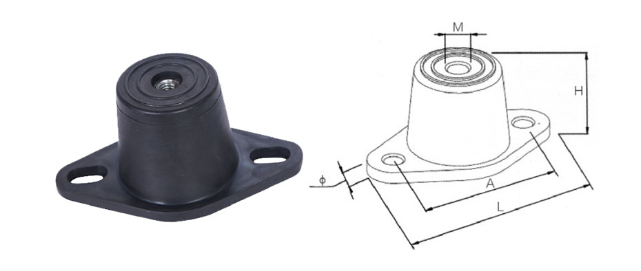RM型橡膠減振器