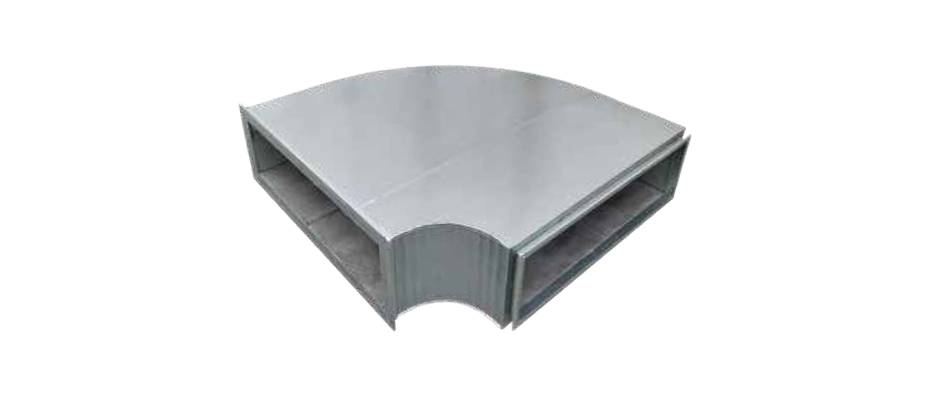 JNG-S30、JNG-S50系列消聲風(fēng)管水平彎頭