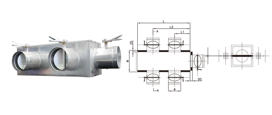 JNX系列消聲靜壓分配箱