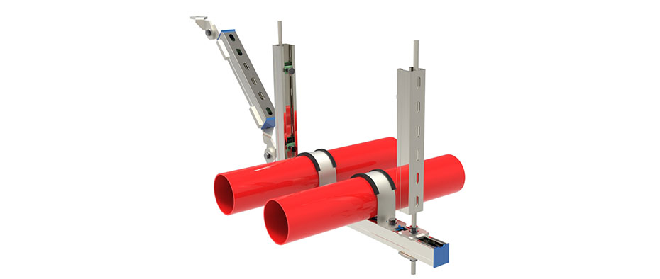 多管側向抗震支架