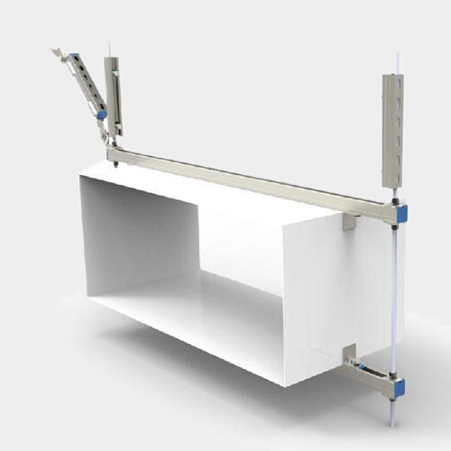 矩形風管側(cè)向抗震支架