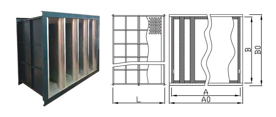 JN-P大型片式消聲器