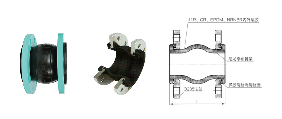 XGD1型可曲撓單球體橡膠接頭