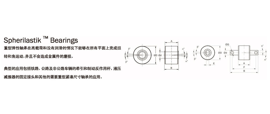 Spherilastik Bearings減振器