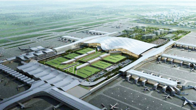 杭州蕭山機(jī)場(chǎng)三期T4航站樓主機(jī)房安裝金諾水泵減震器案例！