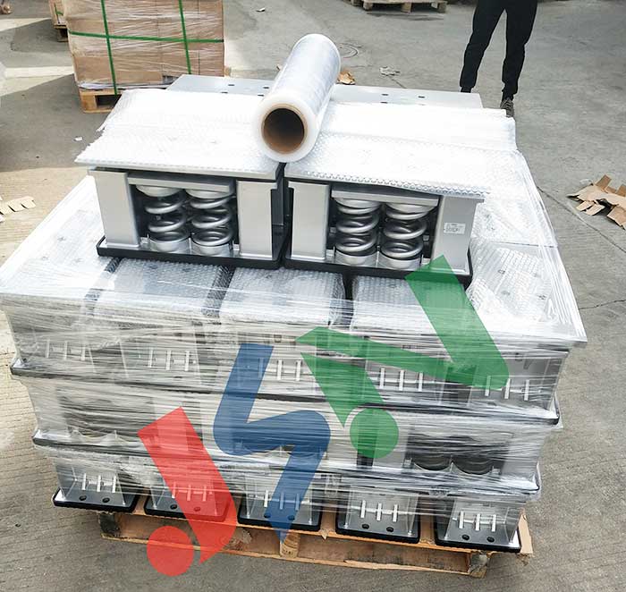 寧波新世界項目選用金諾減震臺座配套阻尼彈簧減振器案例！